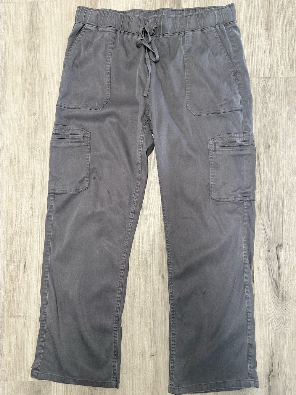 Buffalo David Bitton  Grey Cargo Drawstring Pants L